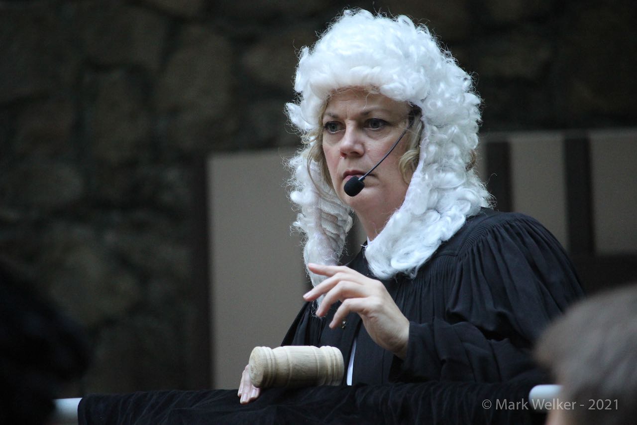 The judge passes sentence