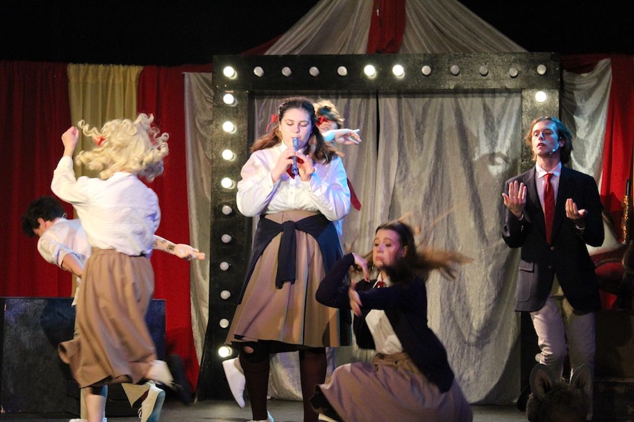 Constance plays recorder