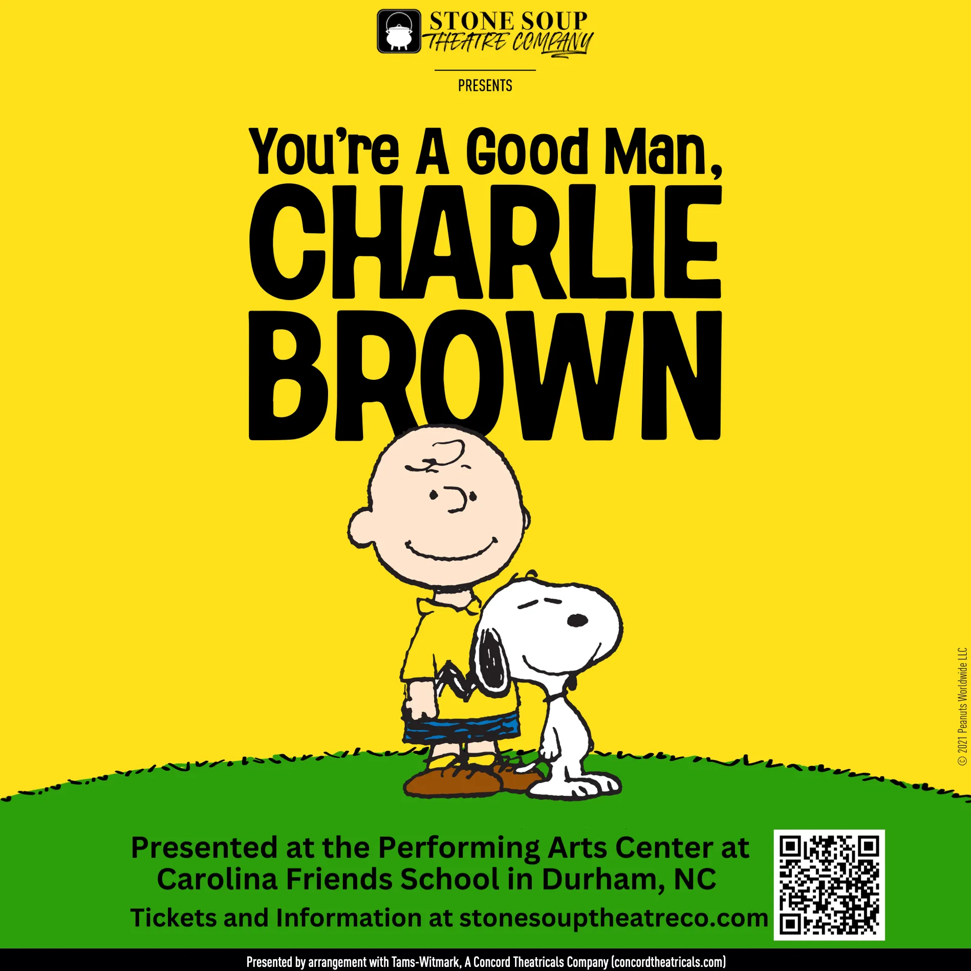 Show Poster for "You're A Good Man, Charlie Brown"