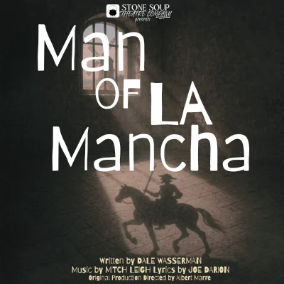 Logo for MAN OF LA MANCHA