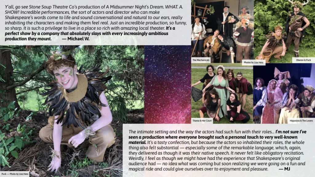 Production Photos from "A Midsummer Night's Dream"